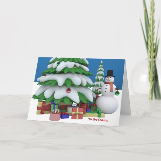 C'est la carte de vacances de la saison (Devant)