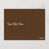 C'est la carte de voeux Automne Y'all (Dos)