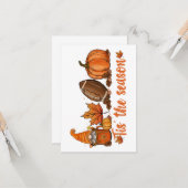 C'Est La Carte De Voeux Gnome De Saison (Devant/Arrière en situation)