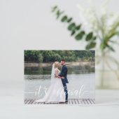 C'est la carte postale Mariage officielle (Debout devant)