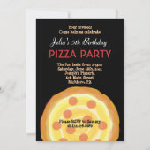 C'EST LA FÊTE DE LA PIZZA ! Bonne Invitation de fê (Devant)