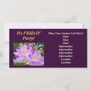 C'est la fête de VENDREDI ! Cartes de fête Invitat