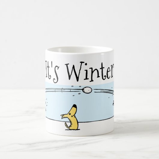 C'est la Mug de café d'hiver (Centre)
