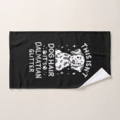 C'Est La Parties scintillant De Chien Dalmatien (Serviette à main)