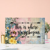 C'Est Là Que Commence Notre Histoire Citer (Mariage)