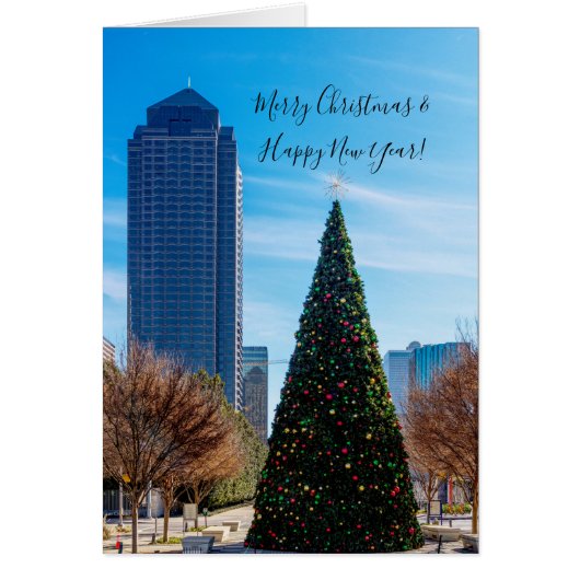 C'Est La Saison À Dallas Carte De Noël (Devant)