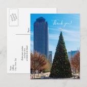 C'est la saison à Dallas Carte de remerciement (Devant / Derrière)