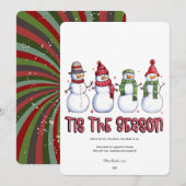 C'est la saison carte de Noël (Devant / Derrière)