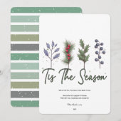 C'est la saison Carte de Noël (Devant / Derrière)