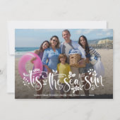 C'est la Saison | Carte de vœux nautique de Noël (Devant)