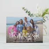 C'est la Saison | Carte de vœux nautique de Noël (Debout devant)