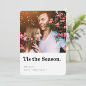 C'est la saison Carte photo de vacances moderne (Debout devant)