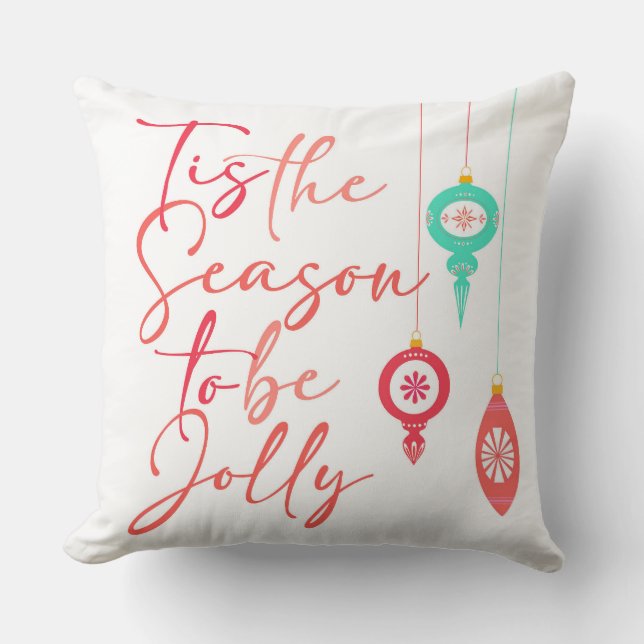 C'est la saison | Coussin 20 x 20 pouces (Recto)