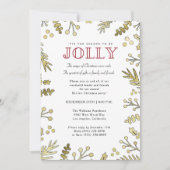 C'est la saison de Jolly Noël Invitation (Devant)
