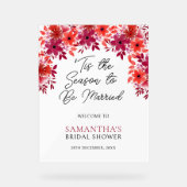 C'est la saison de se marier Floral Bridal Shower (Recto)