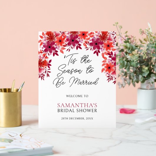 C'est la saison de se marier Floral Bridal Shower (Mariage)