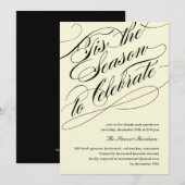 C'Est La Saison Des Invitations De Fêtes - Noirs (Devant / Derrière)