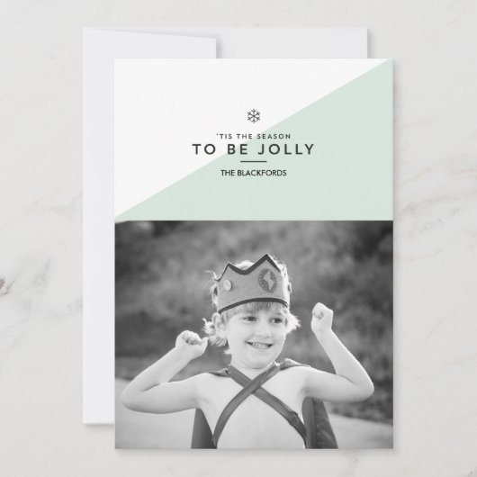 'C'est la saison d'être Jolly Noël Carte (Devant)