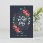 C'est la saison d'être joyeux | Carte de vacances (Debout devant)