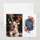 C'est la saison d'être joyeux | Carte de vacances (Devant / Derrière)