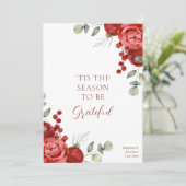 'C'Est La Saison D'Être Reconnaissante | Carte d'e (Debout devant)