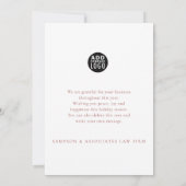 'C'Est La Saison D'Être Reconnaissante | Carte d'e (Dos)