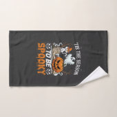 C'est la saison d'Halloween Citrouille Fantôme Épo (Serviette à main)