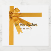 C'Est La Saison Étiquette À Vins Étincelant Or (Étiquettes simples)