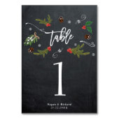 c'est la saison hiver table de mariage carte numér (Par défaut)