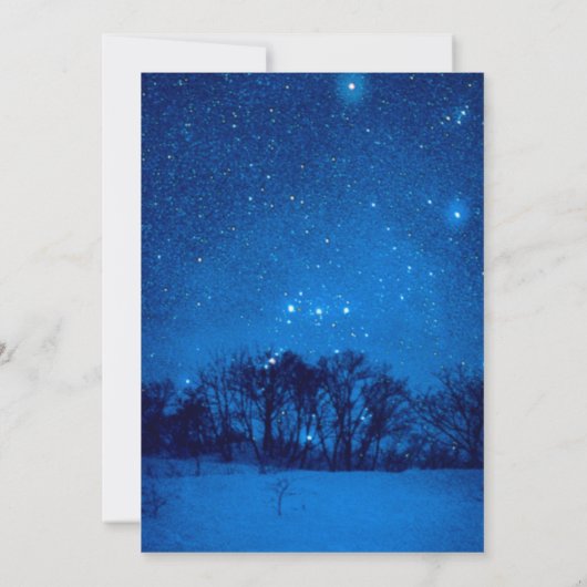 'C'est la saison - Invitation de Noël (Dos)