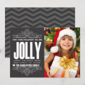 C'Est La Saison Noël Fête Carte photo Famille (Devant / Derrière)