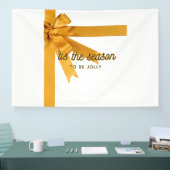 C'est la Saison Or Bannière Vinyle 4x6 (Salon professionnel)