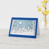 C'EST LA SAISON "POUR DÉCORER" NOËL SOUHAITE CARTE (Fleur jaune)