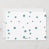 'C'est la saison pour étinceler les cartes de Noël (Dos)