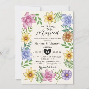 C'est la saison pour être marié Invitation