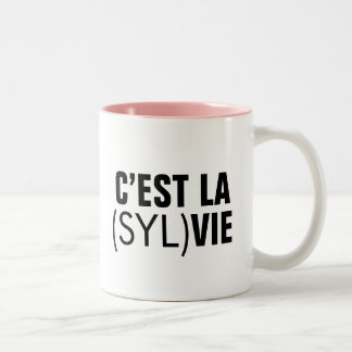 C'est la (Syl) Vie - C'est la Vie Tweekleurige Koffiemok