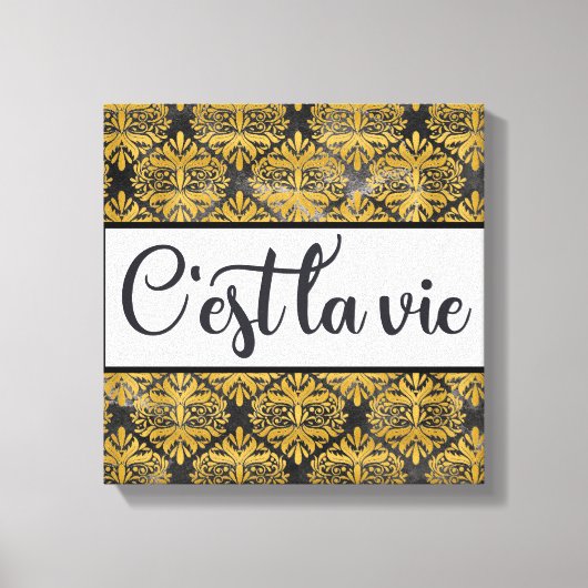 C'est La Vie Canvas Print (Voorkant)