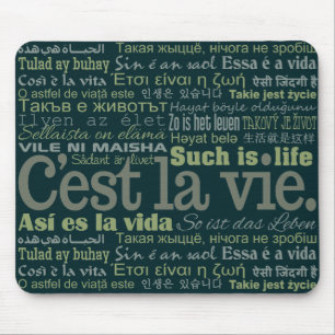 C'est La Vie custom mousepad Muismat