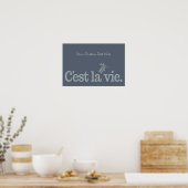 C'est La Vie custom poster (Keuken)
