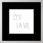C'est La Vie - Dat is het leven - Frans Poster (Voorkant)