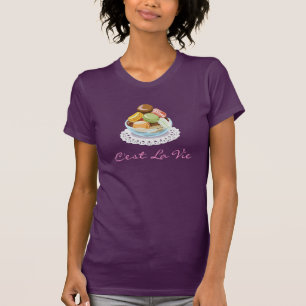 C'est La Vie (dat is het leven) Ik hou van Macaron T-shirt