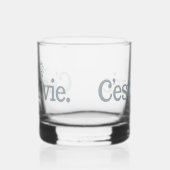 C'est La Vie douanenaam Whisky Glas (Links)