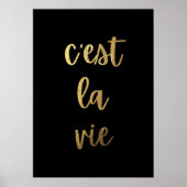 C'est la vie poster (Voorkant)