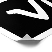 C'est La Vie Poster Lettering - Noir (Coin)