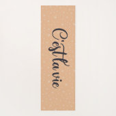 C'est La Vie Yogamat (Achterkant)