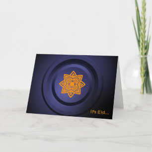 C'est l'Aïd - Carte de voeux islamique