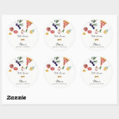C'est l'amour Étiquette de mariage cadeaux (Feuille)