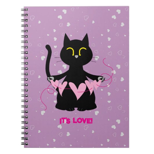 C'EST L'AMOUR ! journal en spirale (Devant)