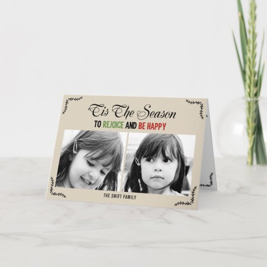 C'Est Le Carte photo Des Fêtes De Saison (Devant)