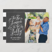 C'Est Le Carte photo Des Fêtes De Saison (Devant / Derrière)